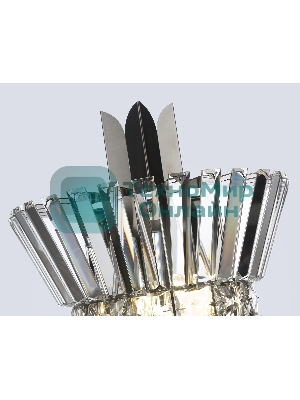 Настенный светильник Ambrella light LH41032/2 BK/CL черный/прозрачный E14*2 max 40W 310*180*460