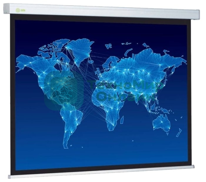 Экран Cactus 150x150см Wallscreen CS-PSW-150x150 1:1 настенно-потолочный рулонный белый