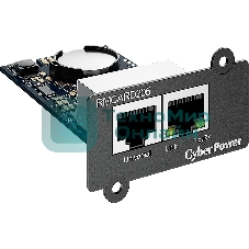 Карта удаленного управления CyberPower SNMP для источника бесперебойного питания серий OL, OLS, PR, OR, ПО PowerPanel® Business Edition, совместимость с ENVIROSENSOR, 0.15х0.15х0.07м., 0.2кг. Remote management SNMP card for OL, OLS, PR, OR series UPSs, PowerPanel® Business Edition software, сompatible with ENVIROSENSOR, 0.15x0.15x0.07m., 0.2kg.