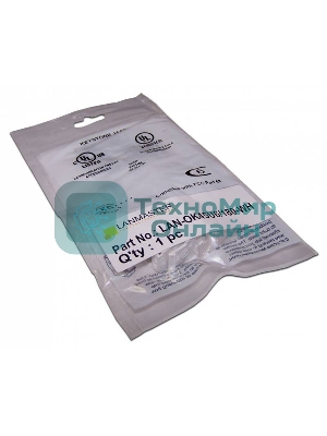 Модуль Keystone, RJ45, кат.6, UTP, 180 градусов, со шторкой, белый