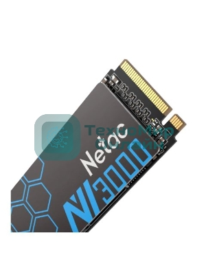 Накопитель SSD Netac NV3000, 2Tb, PCIe 3.0 x4, M.2 2280, NVMe, R/W 3100/2100, с радиатором