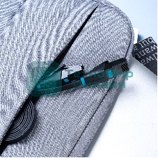 Патч-корд Vention прямой UTP cat.6, RJ45 - 5м. плоский черный