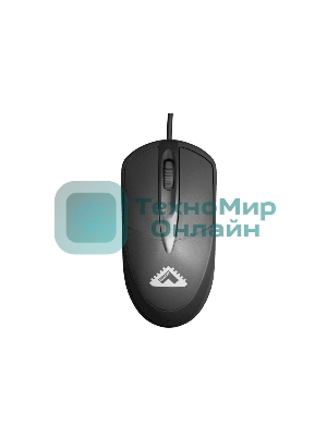 Мышь проводная БЕШТАУ М100РУ черный, 1200 dpi, USB, кнопки - 3