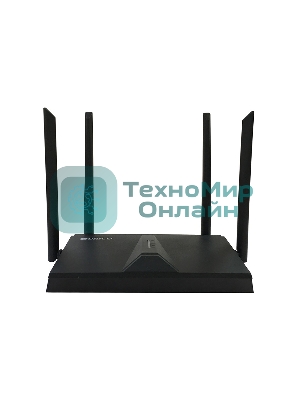 Двухдиапазонный Wi-Fi 6 маршрутизатор AX1800, 1x1000Base-T WAN, 3x1000Base-T LAN, 4 внешние антенны 5 dBi