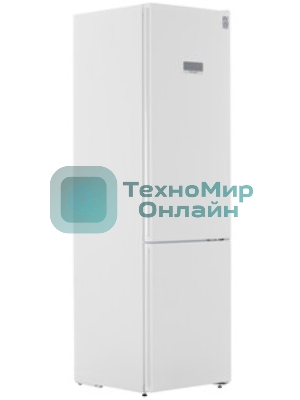 Холодильник Weissgauff CBN2WC2W2 INVERTER белый двухкамерный 280/108л морозилка снизу, No Frost