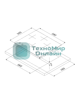Газовая варочная панель Zigmund & Shtain GN 208.61 X