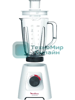 Блендер стационарный Moulinex LM420110 400 Вт, белый