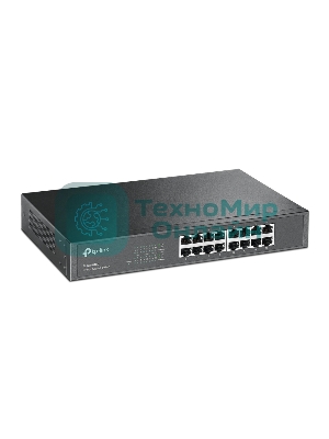 Коммутатор TP-Link SMB TL-SG1016D неуправляемый настольный/19U 16x10/100/1000BASE-T