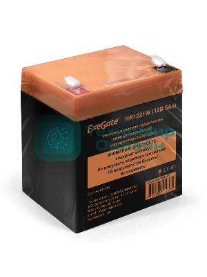 Батарея для ИБП ExeGate HR1221W (12V 5Ah, клеммы F2)