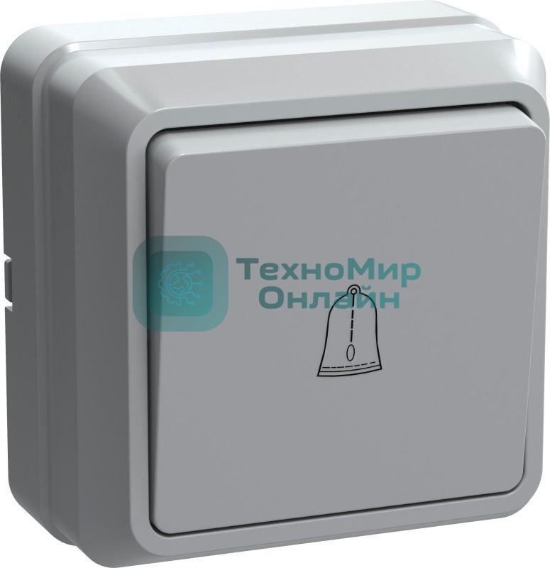 Выключатель IEK EVO13-K01-10-DC ВСк20-1-0-ОБ Выключатель 1кл кноп. 10А ОКТАВА (белый)