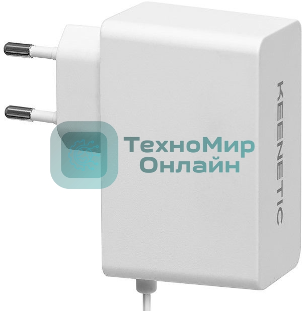 Адаптер питания KEENETIC/Keenetic PA25 (KPS-1225) Адаптер питания от сети 100–240 В, постоянное выходное напряжение 12 V с током до 2,5 A, для Keenetic c напряжением питания 9 или 12 В и током до 2.5 А