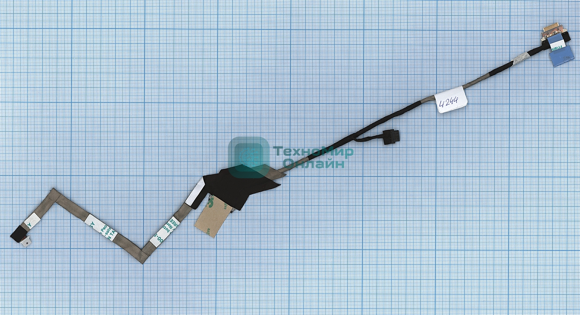 Шлейф матрицы для ноутбука Dell Inspiron Mini 910 (с проводом для камеры) 7250911