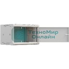 Шкаф коммутационный NTSS Премиум (NTSS-W6U6060FD) настенный 6U 570x600 мм пер. дв. металл 60 кг серый 500 мм 18.8 кг 220 град. 370 мм IP20 сталь