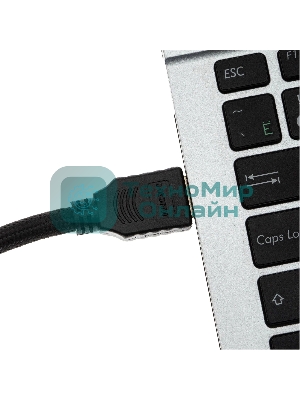 Кабель аудио-видео Cactus CS-HDMI.2-2 HDMI (m)/HDMI (m) 2м. позолоченные контакты черный