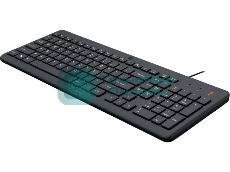 Клавиатура Keyboard HP 150 Wired черный ENG/RUS