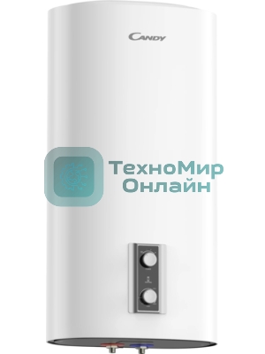 Водонагреватель электрический Candy CF50V-P1 INOX белый, накопительный, 50 л, 2 кВт