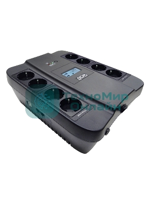 Источник бесперебойного питания Powercom Spider SPD-1100U LCD 605Вт 1100ВА черный