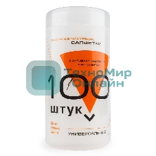 Чистящие средства Konoos KBU-100 Салфетки для комп. техники в банке, 100 шт.