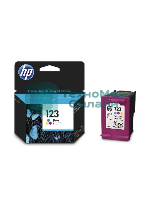 Картридж струйный HP 123 F6V16AE многоцветный, 100 стр., для HP DJ 2130