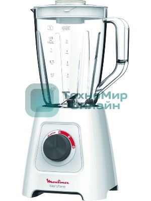 Блендер стационарный Moulinex LM420110 400 Вт, белый
