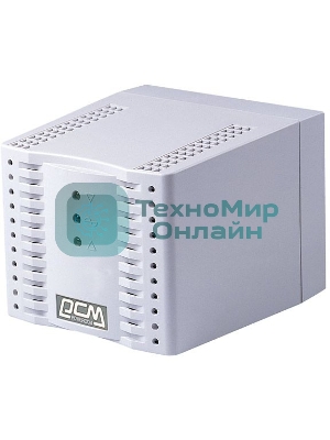  Стабилизатор напряжения Powercom Voltage Regulator, 2000VA, White, Schuko