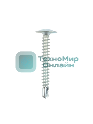 Саморез с прессшайбой Kranz ПШС сверло 4.2х32, короб (200 шт./уп.)