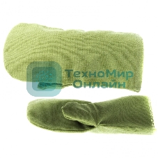 Рукавицы специальные двунитка Сибртех, огнеупорные, одинарный наладонник, 2 размер