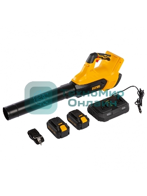 Воздуходувка аккумуляторная RB180-36, Li-ion, 36 В, 4 Ач, 180 км/ч, 820 м3/ч Denzel