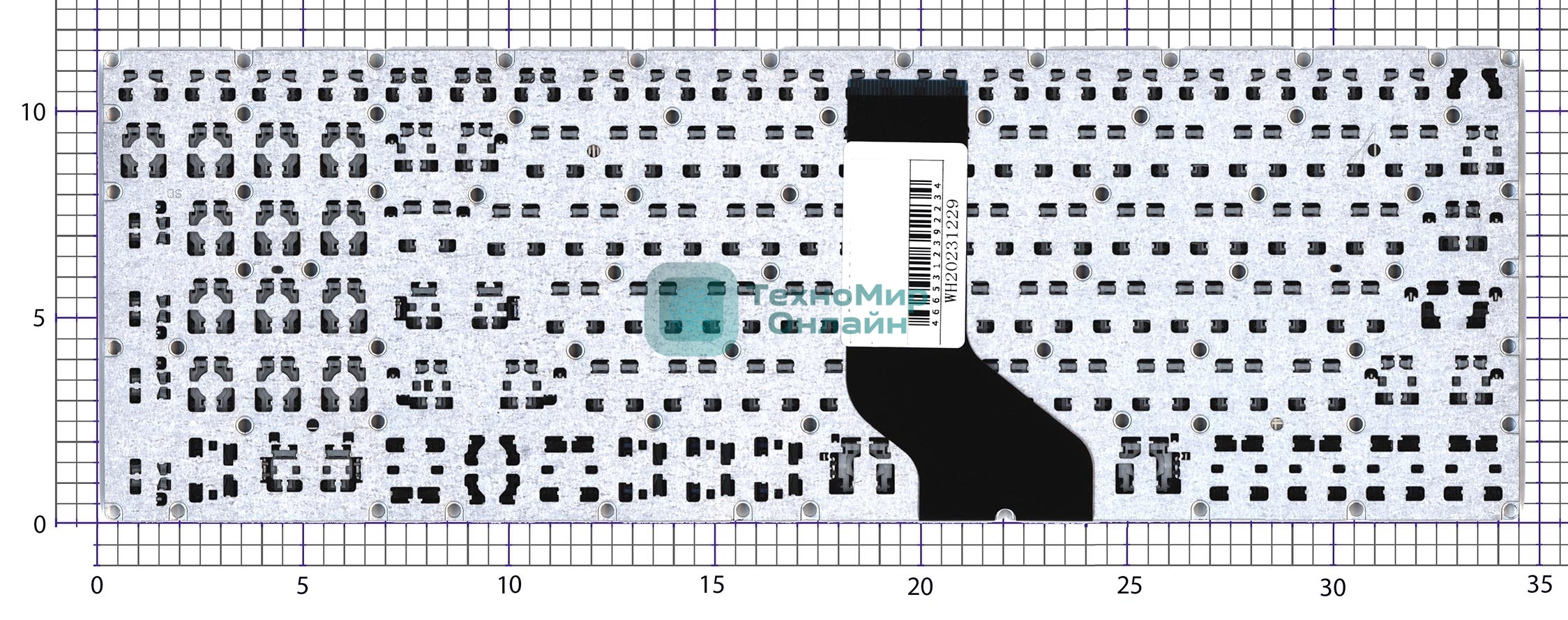 Клавиатура для ноутбука Acer Aspire 5 A517-53G черная
