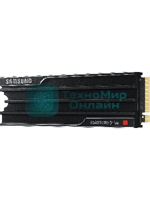 Накопитель SSD 4Tb Samsung 9100 PRO, M.2, PCI-E 5.0 x4, TLC 3D NAND R/W - 14800/13400 Mb/s с радиатором
