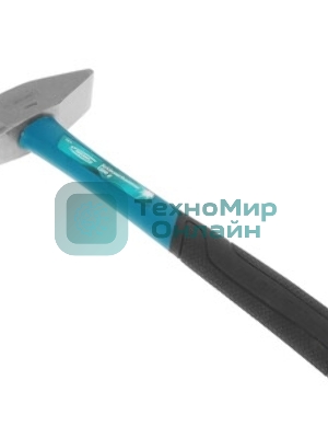 Молоток слесарный Gross 10279 1000 г, квадратный боек, фиберглассовая обрезиненная рукоятка