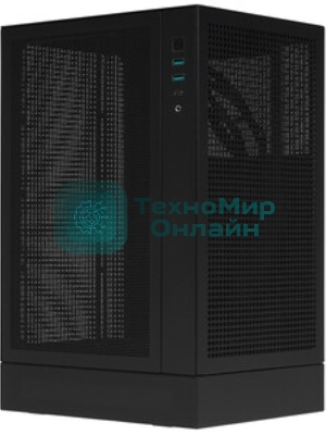Компьютерный корпус Deepcool CH170 DIGITAL черный без БП mini-ITX 1x120мм 1xUSB 2.0 1xUSB 3.0 audio bott PSU