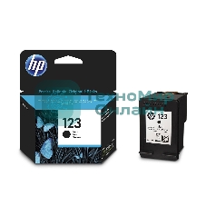 Картридж струйный HP 123 (F6V17AE) черный, 120 стр., для DeskJet 2130