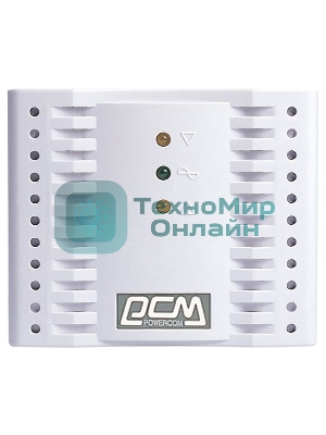  Стабилизатор напряжения Powercom Voltage Regulator, 2000VA, White, Schuko