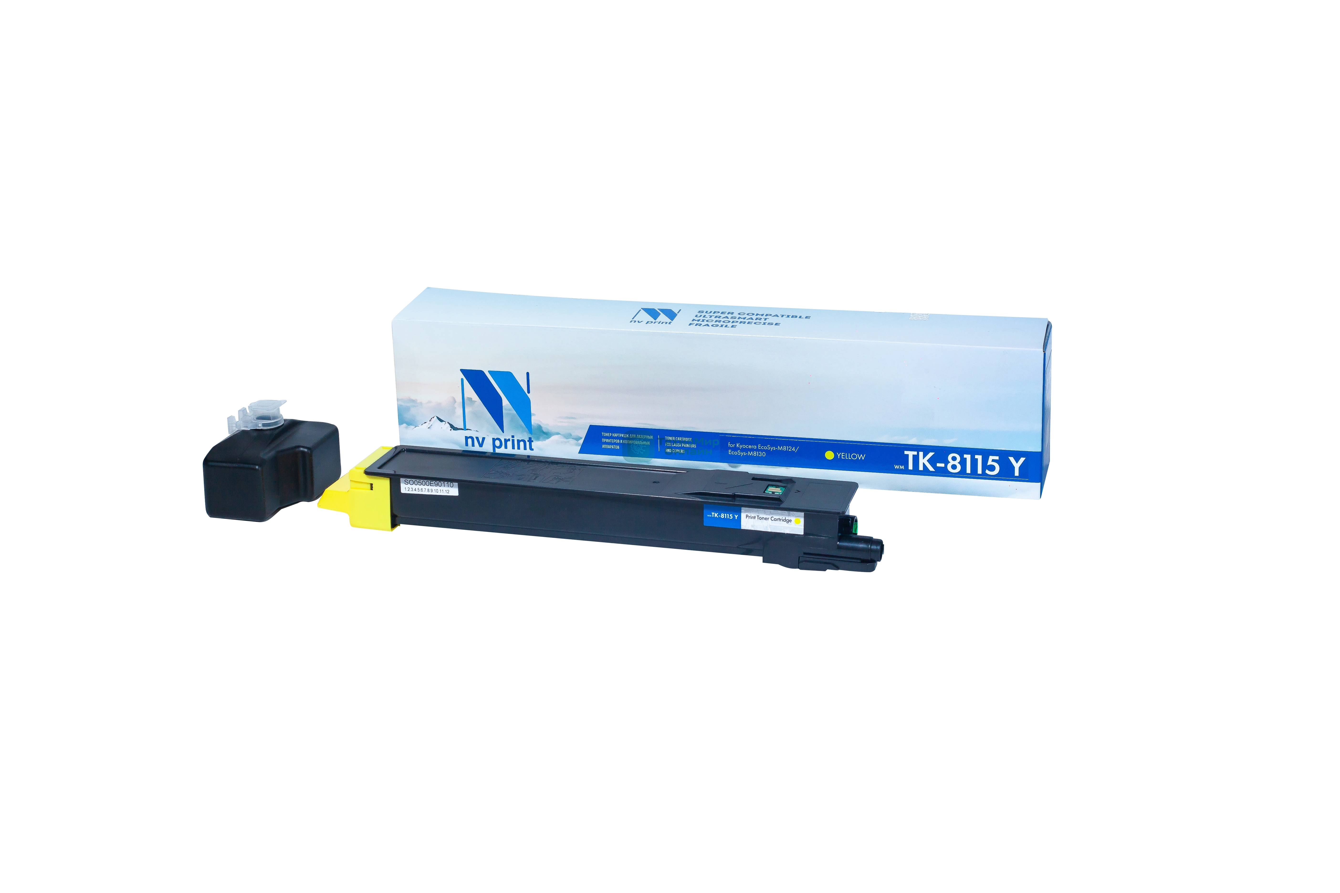 Картридж NVPrint совместимый NV-TK-8115 Yellow для Kyocera EcoSys-M8124/EcoSys-M8130 (6000k)