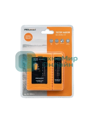 Тестер кабеля PROconnect RJ-45+RJ-11 468