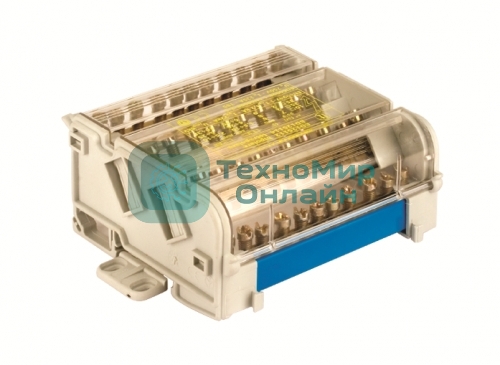 Блок распределительный 4p 5х6мм на DIN-рейку ДКС BD10074