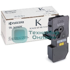 Картридж лазерный Kyocera TK-5240K (1T02R70NL0) черный для P5026cdn/P5026cdw, M5526cdn/M5526cdw 4000 стр.