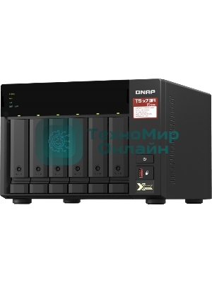 Сетевое хранилище без дисков SMB QNAP TS-673A-8G NAS, 6 trays 3,5