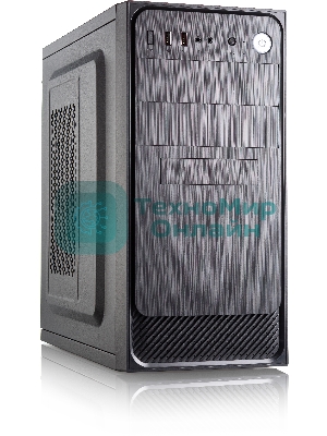 Компьютерный корпус с блоком питания 450Вт. Сase Forza mATX, 450W, 2xUSB 3.0, Black, w/o FAN, 12 см fan PSU, power cord