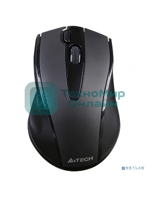 Мышь беспроводная A4Tech G9-500FS черный, 1200 dpi, радиоканал, USB, кнопки - 4