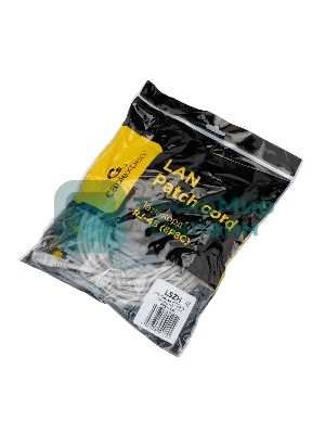 Патч-корд LSZH UTP Cablexpert PP31-5M cat.5e, 5м, литой, многожильный, серый