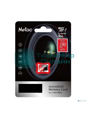 Флеш карта MicroSD card Netac P500 Extreme Pro 128Gb, retail version w/o SD adapter