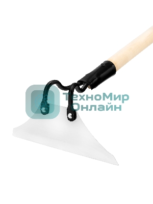 Мотыга Сибртех нержавеющая сталь, 220х85х1300 мм, деревянный черенок