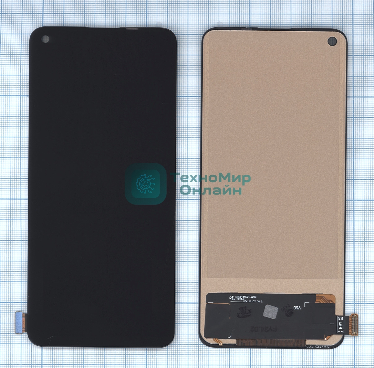 Дисплей для OnePlus Nord 2 в сборе с тачскрином TFT черный