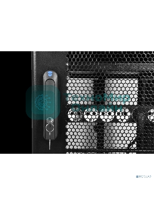 Шкаф серверный ПРОФ напольный 42U (800 1200) двери двойные перф. 2 шт., черный, в сборе