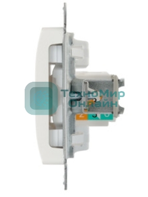 Механизм розетки комп. 1-м Glossa RJ45 CAT.5E перламутр SchE GSL000681K