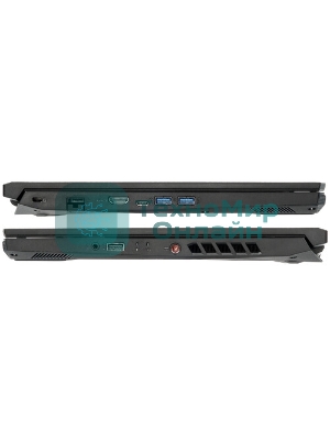Клавиатура для ноутбука Acer Nitro 5 AN515-54 черная с красной подсветкой (красная подложка)