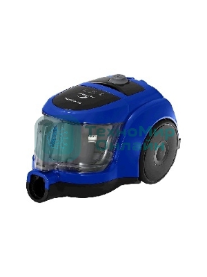 Пылесос Samsung VCC4520S36 синий/черный, 350/1600 Вт, уборка сухая, пылесборник контейнер 1.3 л