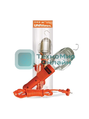 Светильник переносной ПВС 2х0.75 с выкл. 15м 220В UNIVersal 966U-0115